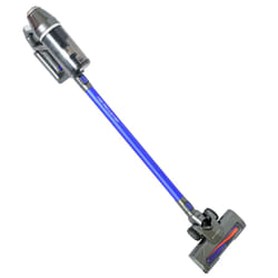 Pyramidea AS12PRO scopa elettrica Aspirapolvere a bastone 2 in 1 Batteria Secco HEPA Senza sacchetto 160 W Blu, Grigio