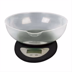 Pyramidea BC135 bilancia da cucina Trasparente, Bianco Superficie piana Rotondo Bilancia da cucina elettronica - Vista aggiuntiva 6