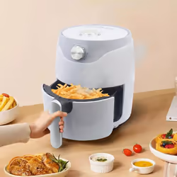 Pyramidea AF501B friggitrice Singolo 5 L Indipendente 1400 W Friggitrice ad aria calda Grigio