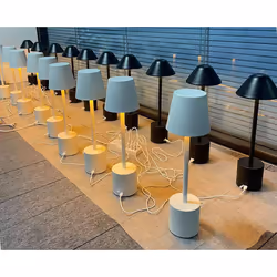 Pyramidea LRP10B lampada da tavolo Bianco