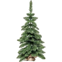 Albero di natale Pinetto Timmy 90 cm con base in juta