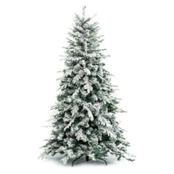 Xone - albero di natale mod. alaska cm.180H innevato snow natalizio ad ombrello