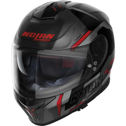 Nolan N80-8 Wanted N-Com Casco, nero-grigio, dimensione XL per uomo