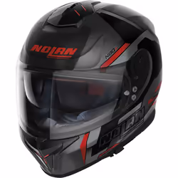 Nolan N80-8 Wanted N-Com Casco, nero-grigio, dimensione XL per uomo