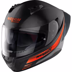 Nolan N60-6 Sport Outset Casco, nero-rosso, dimensione XL per uomo
