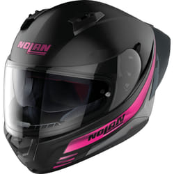Nolan N60-6 Sport Outset Casco, nero-rosa, dimensione 2XS per uomo