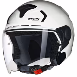 Nolan N30-4 T Classico Casco Jet, bianco, dimensione M per uomo