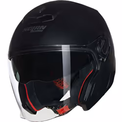 Nolan N40-5 06 Classico N-Com Casco Jet, nero, dimensione XS per uomo