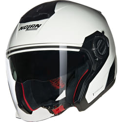 Nolan N40-5 06 Classico N-Com Casco Jet, bianco, dimensione XS per uomo
