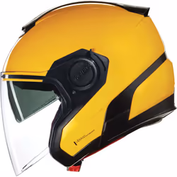 Nolan N40-5 06 Classico N-Com Casco Jet, giallo, dimensione XL per uomo
