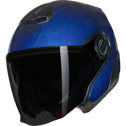 Nolan N40-5 06 Classico Nobile N-Com Casco Jet, blu, dimensione XS per uomo