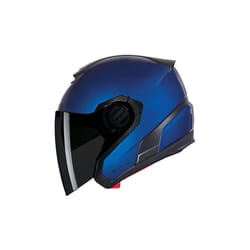 Nolan N40-5 06 Classico Nobile N-Com Casco Jet, blu, dimensione M per uomo