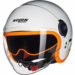 Nolan N21 Visor 06 Ocio Casco Jet, arancione-argento, dimensione S per uomo