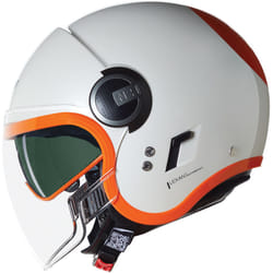 Nolan N21 Visor 06 Ocio Casco Jet, arancione-argento, dimensione L per uomo