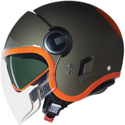 Nolan N21 Visor 06 Ocio Casco Jet, arancione-marrone, dimensione S per uomo