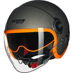 Nolan N21 Visor 06 Ocio Casco Jet, arancione-marrone, dimensione XL per uomo