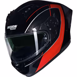 Nolan N60-6 Sport Mesmerico Casco, nero-rosso, dimensione L per uomo