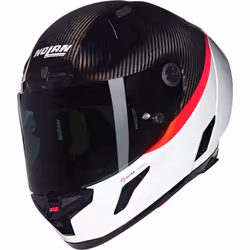 Nolan X-804 RS Ultra Carbon D.O.C. Casco, nero-bianco, dimensione XL per uomo