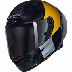 Nolan X-804 RS Ultra Carbon Combo Gara Casco, nero-marrone-beige, dimensione L per uomo