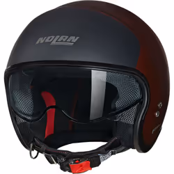 Nolan N21 06 Verniciatura Speciale Casco Jet, nero-rosso, dimensione L per uomo
