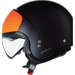 Nolan N21 06 Verniciatura Speciale Casco Jet, nero-arancione, dimensione XL per uomo
