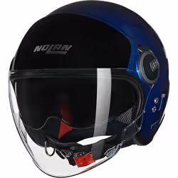 Nolan N21 Visor 06 Verniciatura Speciale Casco Jet, nero-blu, dimensione XS per uomo