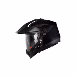 Nolan N70-2X 06 Classico N-Com Casco da motocross, nero, dimensione M per uomo