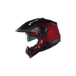 Nolan N70-2X 06 Classico Nobile N-Com Casco da motocross, rosso, dimensione S per uomo