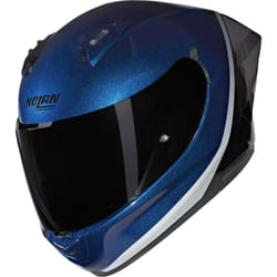 Nolan N60-6 Sport Verniciatura Speciale Casco, nero-blu-argento, dimensione XL per uomo