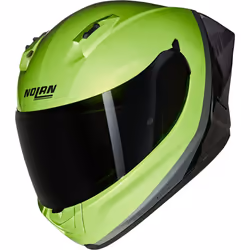 Nolan N60-6 Sport Verniciatura Speciale Casco, nero-grigio-verde, dimensione XL per uomo