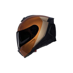 Nolan N80-8 Verniciatura Speciale N-Com Casco, nero-marrone-beige, dimensione XL per uomo