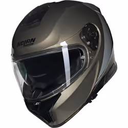 Nolan N80-8 Verniciatura Speciale N-Com Casco, nero-marrone, dimensione M per uomo