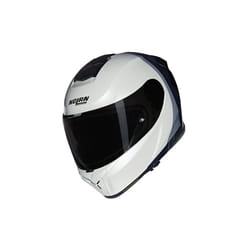 Nolan N80-8 Verniciatura Speciale N-Com Casco, nero-bianco-beige, dimensione S per uomo