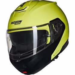 Nolan N100-6 Mivedi N-Com Casco, verde, dimensione M per uomo