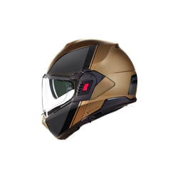 Nolan N120-1 Verniciatura Speciale N-Com Casco, grigio-beige, dimensione L per uomo