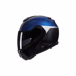 Nolan X-1005 Ultra Carbon Verniciatura Speciale N-Com Casco, nero-blu, dimensione M per uomo