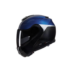 Nolan X-1005 Ultra Carbon Verniciatura Speciale N-Com Casco, nero-blu, dimensione M per uomo