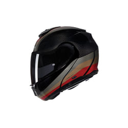 Nolan X-1005 Ultra Carbon Gran Tour N-Com Casco, nero-marrone-beige, dimensione M per uomo