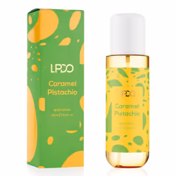 LPDO Caramel Pistachio Body Spray 250 ml, 250 ml, Arancione, Ambra, Caramello, Cocco, Fiore bianco, Cioccolato, Pistacchio, V ...