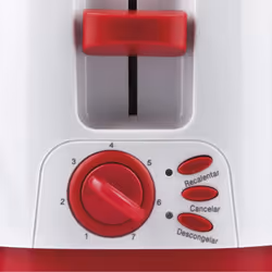 G3 Ferrari G10179 tostapane 7 2 fetta/e 800 W Rosso, Bianco - Vista aggiuntiva 4