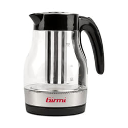 Girmi - BL51 Bollitore e Tisaniera 2200 w Capacita' 17 Litri Caraffa graduata in Vetro Filtro inox per te' e tisane Rotazione 360° Interruttore di