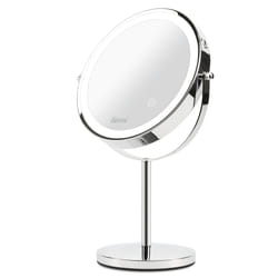 Girmi BE02 specchietto per trucco Libera installazione Rotondo Acciaio inox