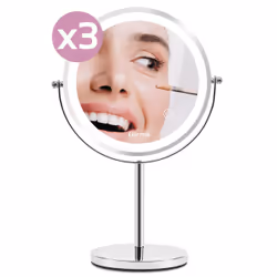 Girmi BE02 specchietto per trucco Libera installazione Rotondo Acciaio inox