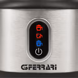 G3 Ferrari G10198 montalatte e scaldalatte Automatico Nero, Acciaio inox