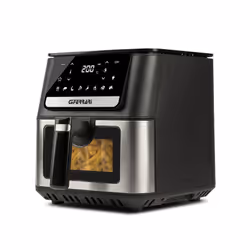 G3 Ferrari G10207 friggitrice Singolo 6,5 L Indipendente 1700 W Friggitrice ad aria calda Nero, Acciaio inox