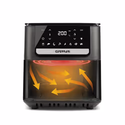 G3 Ferrari G10207 friggitrice Singolo 6,5 L Indipendente 1700 W Friggitrice ad aria calda Nero, Acciaio inox - Vista aggiuntiva 5