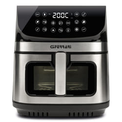 G3 Ferrari G10215 friggitrice Singolo 9 L Indipendente 2200 W Friggitrice ad aria calda Nero, Acciaio inox