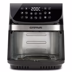 G3 Ferrari G10215 friggitrice Singolo 9 L Indipendente 2200 W Friggitrice ad aria calda Nero, Acciaio inox