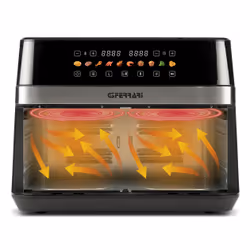 G3 Ferrari G10223 friggitrice Doppia 12 L Indipendente 2200 W Friggitrice ad aria calda Nero, Acciaio inox - Vista aggiuntiva 4