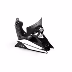 Res-Tech GT Cockpit - bianco lucido [senza sedile], Abitacolo da corsa, Nero, Bianco, Acrilonitrile butadiene stirene (ABS),  ...